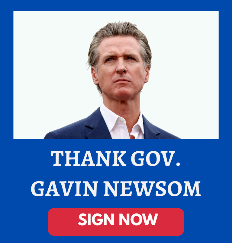 Thank Gov. Gavin Newsom