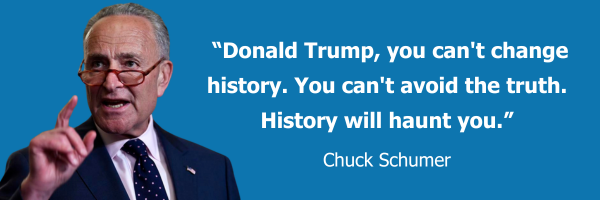 Schumer calls out Trump
