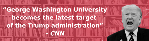 Trump attacks George Washington University