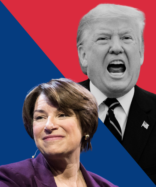 Amy Klobuchar & Donald Trump