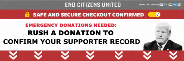 Rush an emergency donation to confirm your ECU Supporter Record!