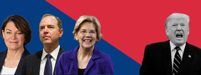 Trump & Sens. Klobuchar, Schiff and Warren