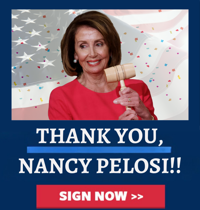 Thank you, Nancy Pelosi Card
