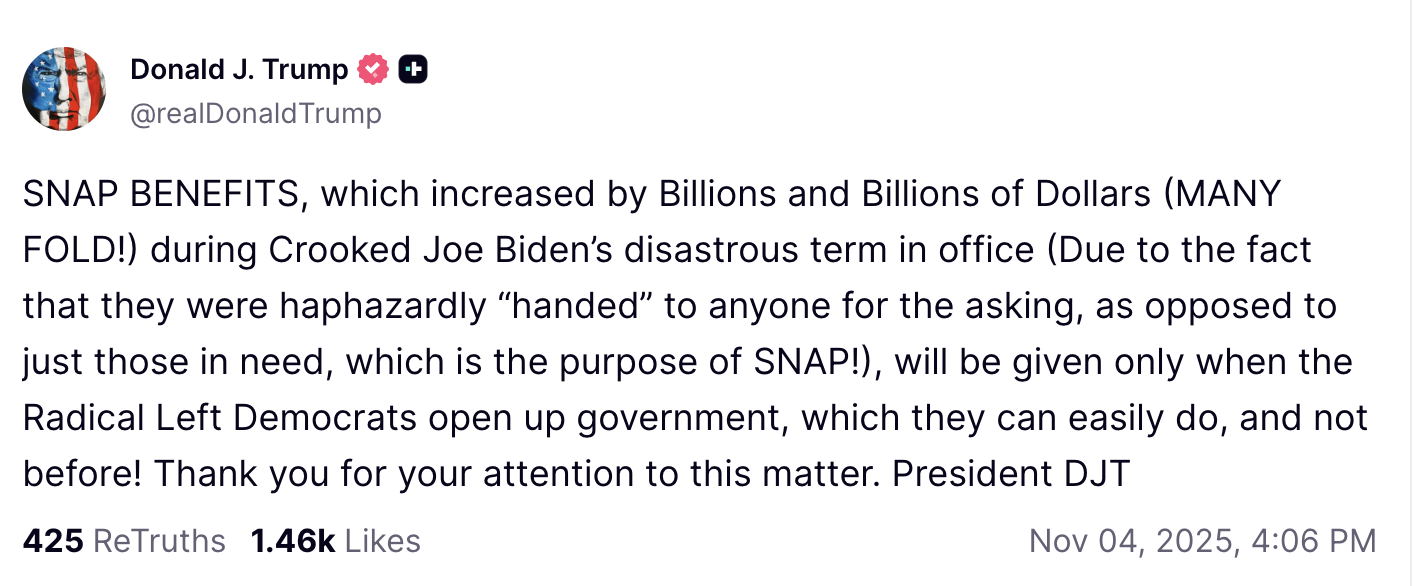 Deranged Trump tweet