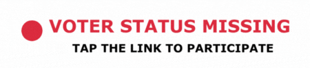 Voter status missing