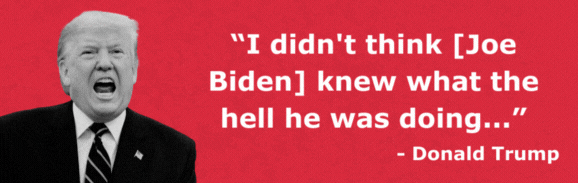Trump quotes about Obama & Biden