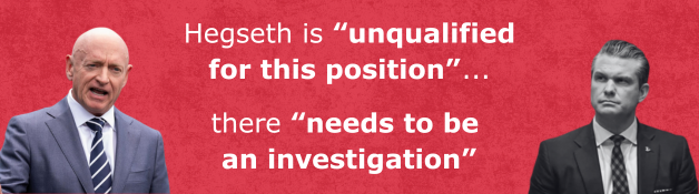 Mark Kelly & Pete Hegseth