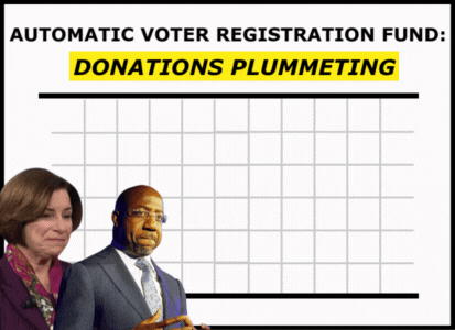 Automatic Voter Registration Fund: Donations plummeting