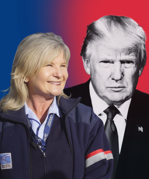 Postal Worker & Donald Trump