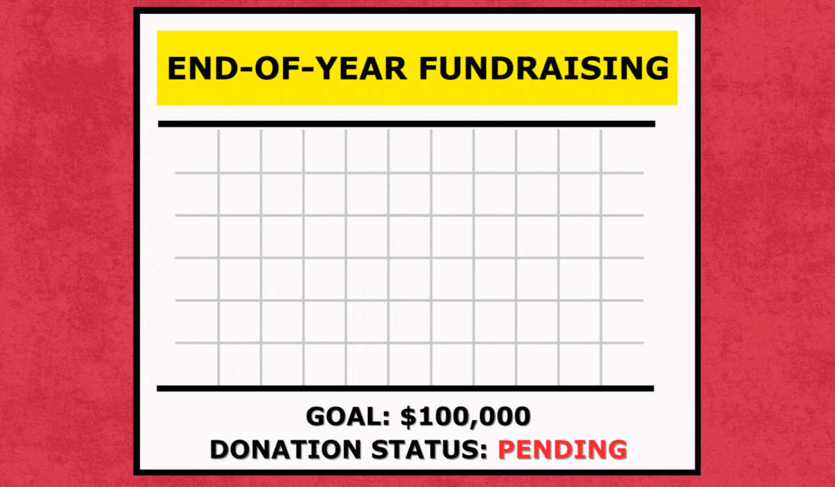 End-of-year donations plummeting