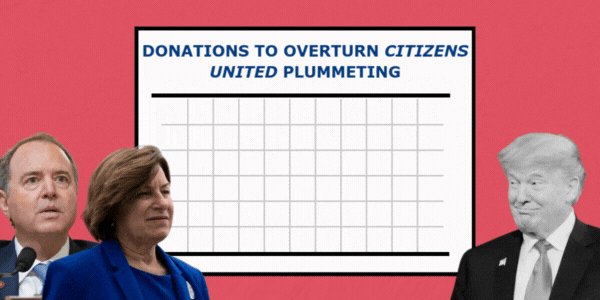 donations plummeting