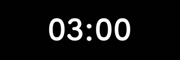 3-minute timer