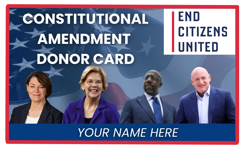 Constitutional Amendment Donor Card