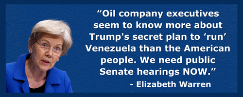 Elizabeth Warren on Trump's corruption