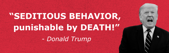Trump calling for Mark Kelly's execution