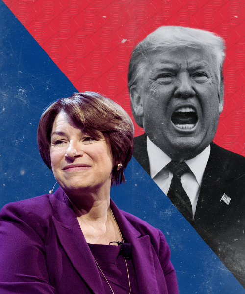 Amy Klobuchar & Donald Trump